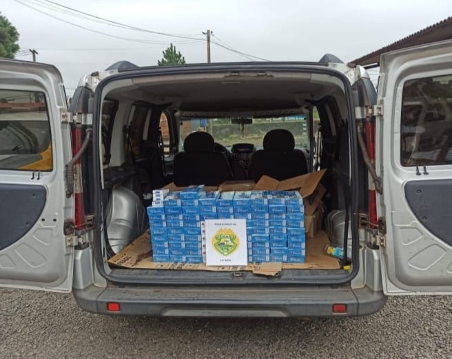 Denúncia leva à apreensão de 81 caixas de cigarros contrabandeados em Guarapuava