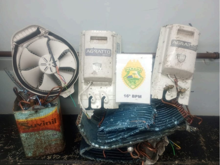 Equipamentos furtados de UBS são encontrados em desmanche em Guarapuava; dois são presos