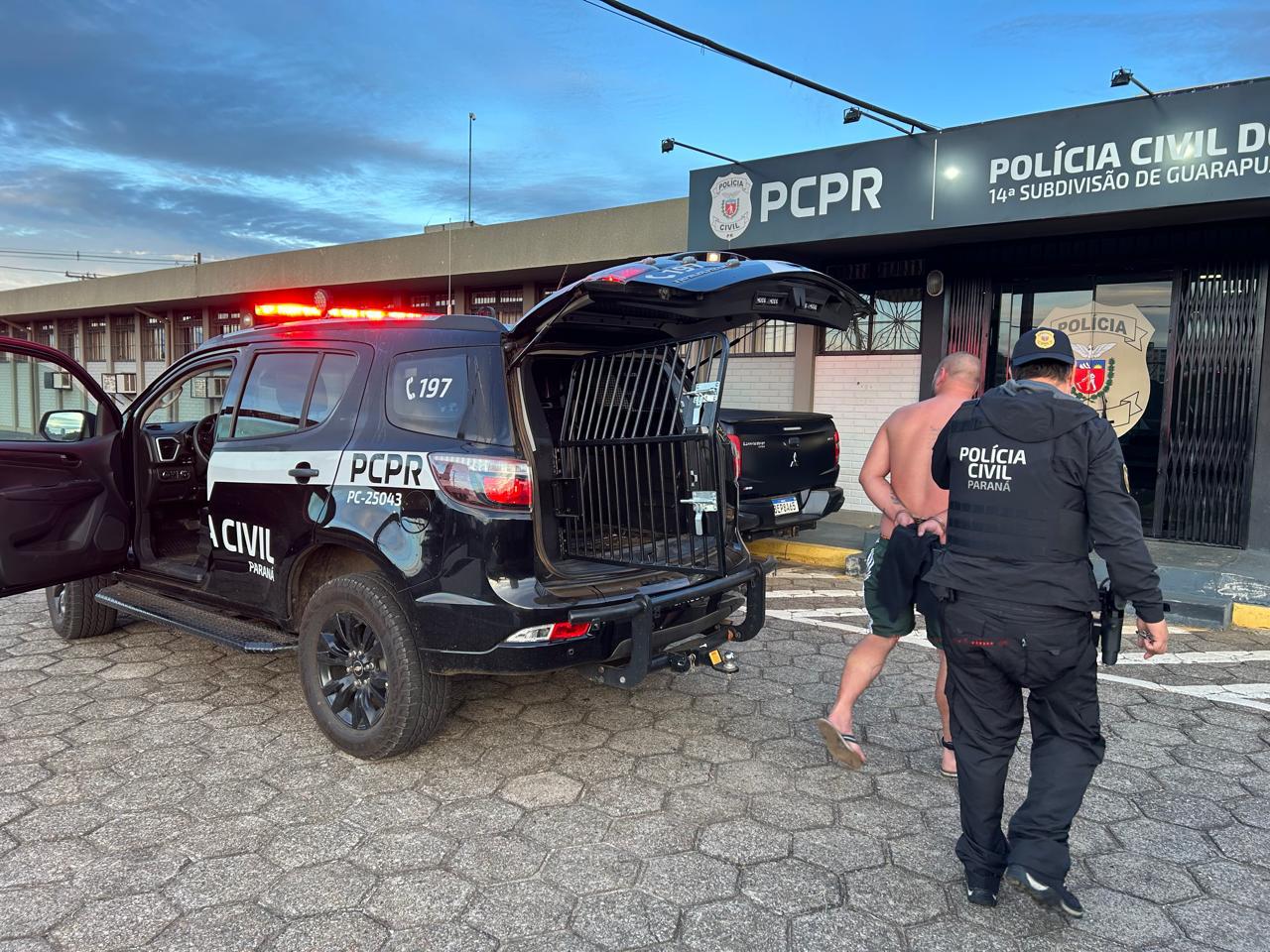 Suspeito com histórico de roubos é preso com arma e coletes balísticos em Guarapuava