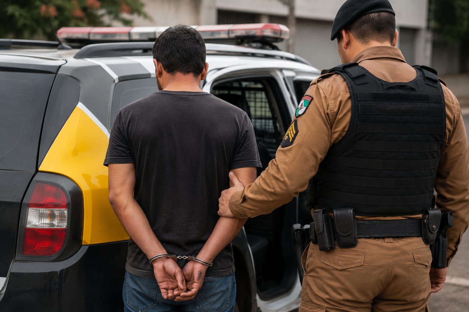 Polícia cumpre três mandados de prisão em Guarapuava e captura foragido investigado por organização criminosa