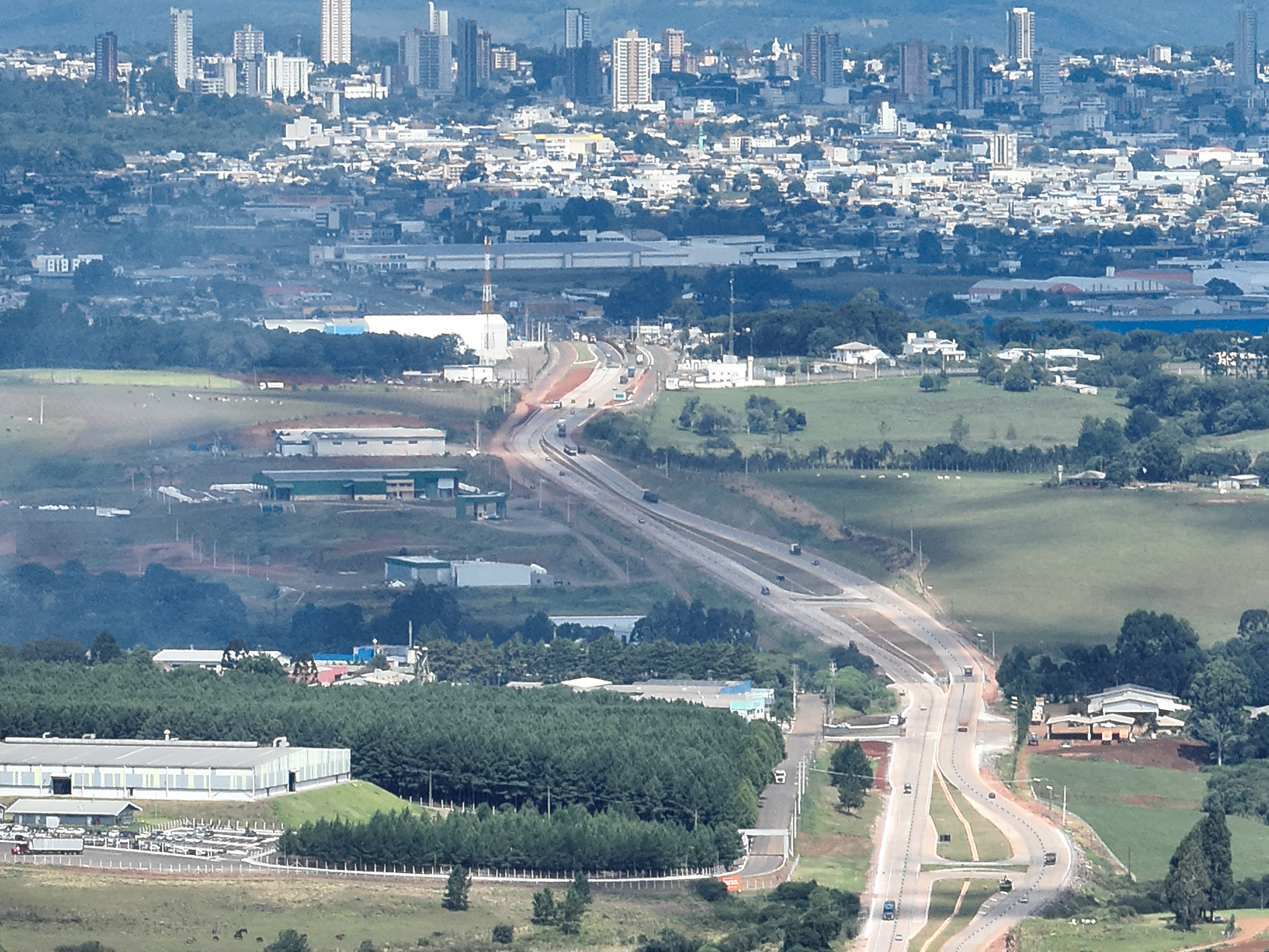 Inaugurada a duplicação em concreto da PRC-466 entre Guarapuava e Palmeirinha
