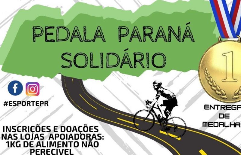 Acontece neste sábado (18) o Pedala Solidário em Guarapuava