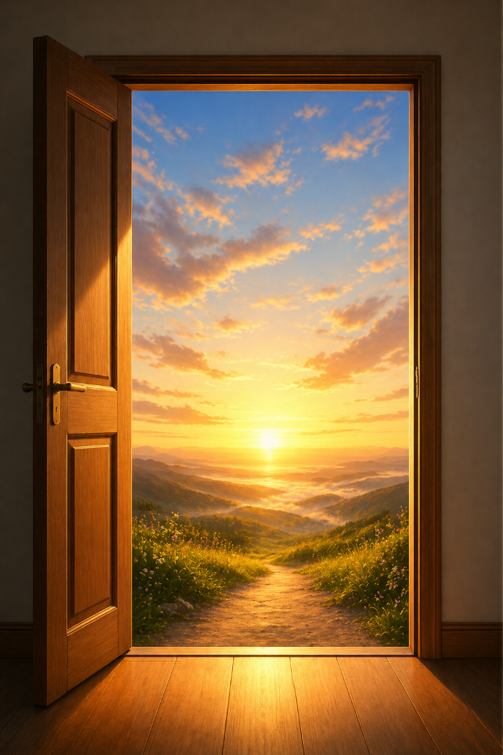 A porta que caiu e a porta que se abriu