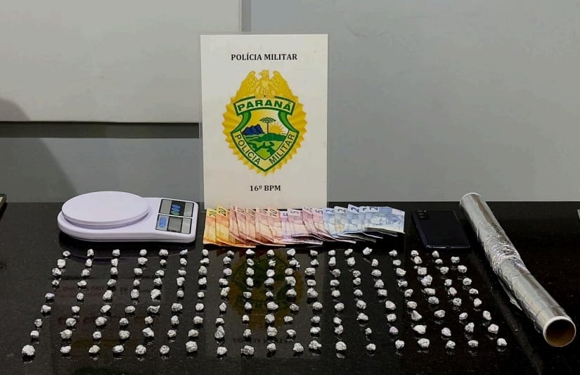 PM prende homem que mantinha ponto de tráfico há meses no Boqueirão, em Guarapuava