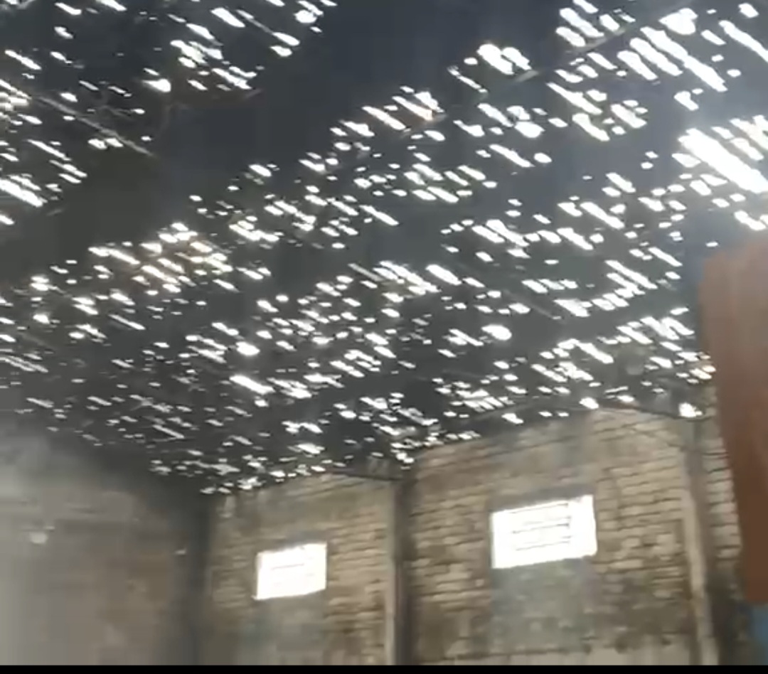 Pedras do tamanho de ovos: granizo destrói casas e assusta moradores no Centro do Paraná