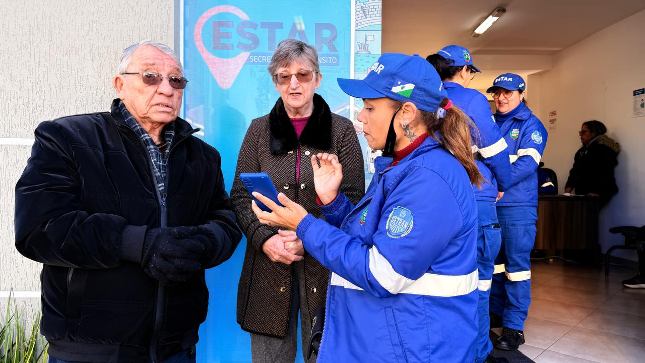 Motoristas recebem orientação sobre novo aplicativo do ESTAR Digital em Guarapuava