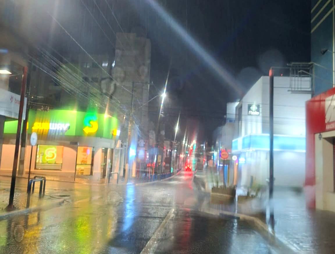 Chuva continua em Guarapuava nesta quarta; veja quando o tempo deve firmar