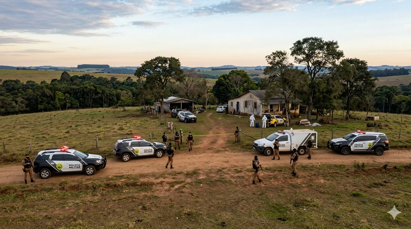 Três suspeitos morrem em confronto com a PM em Guarapuava