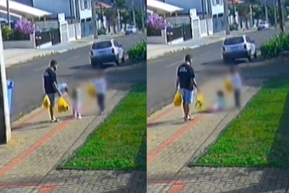 Pai é preso após agredir filha de 3 anos em Francisco Beltrão; imagens provocam comoção nacional