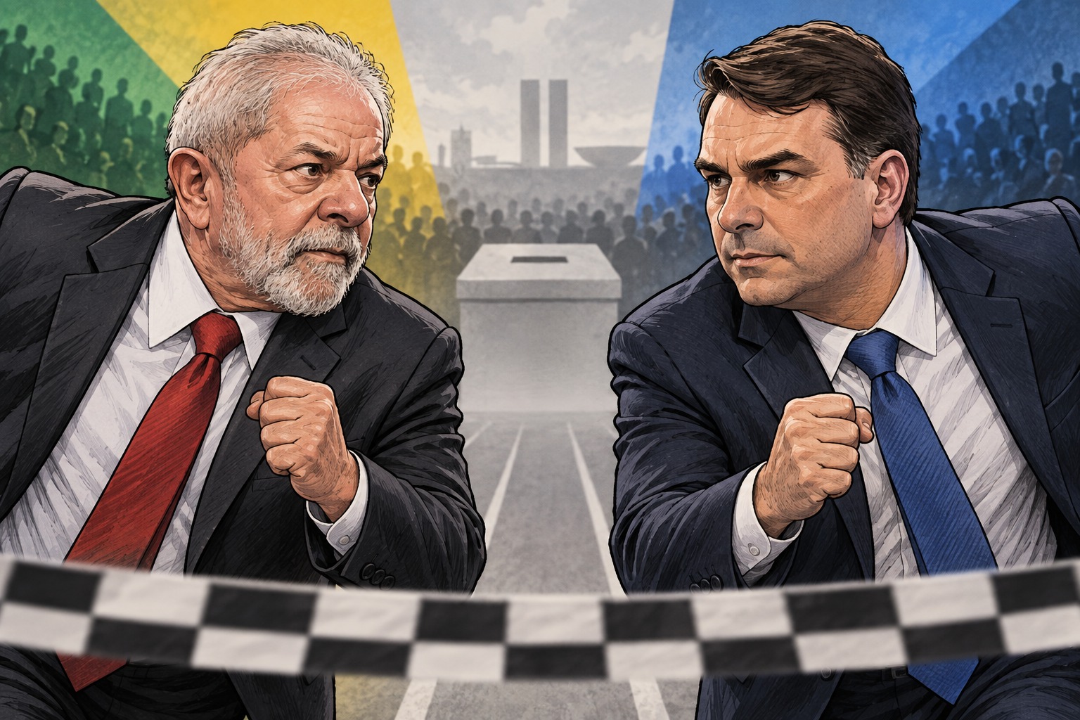 Flávio Bolsonaro supera Lula pela primeira vez e acende alerta na esquerda, mostra BTG/Nexus