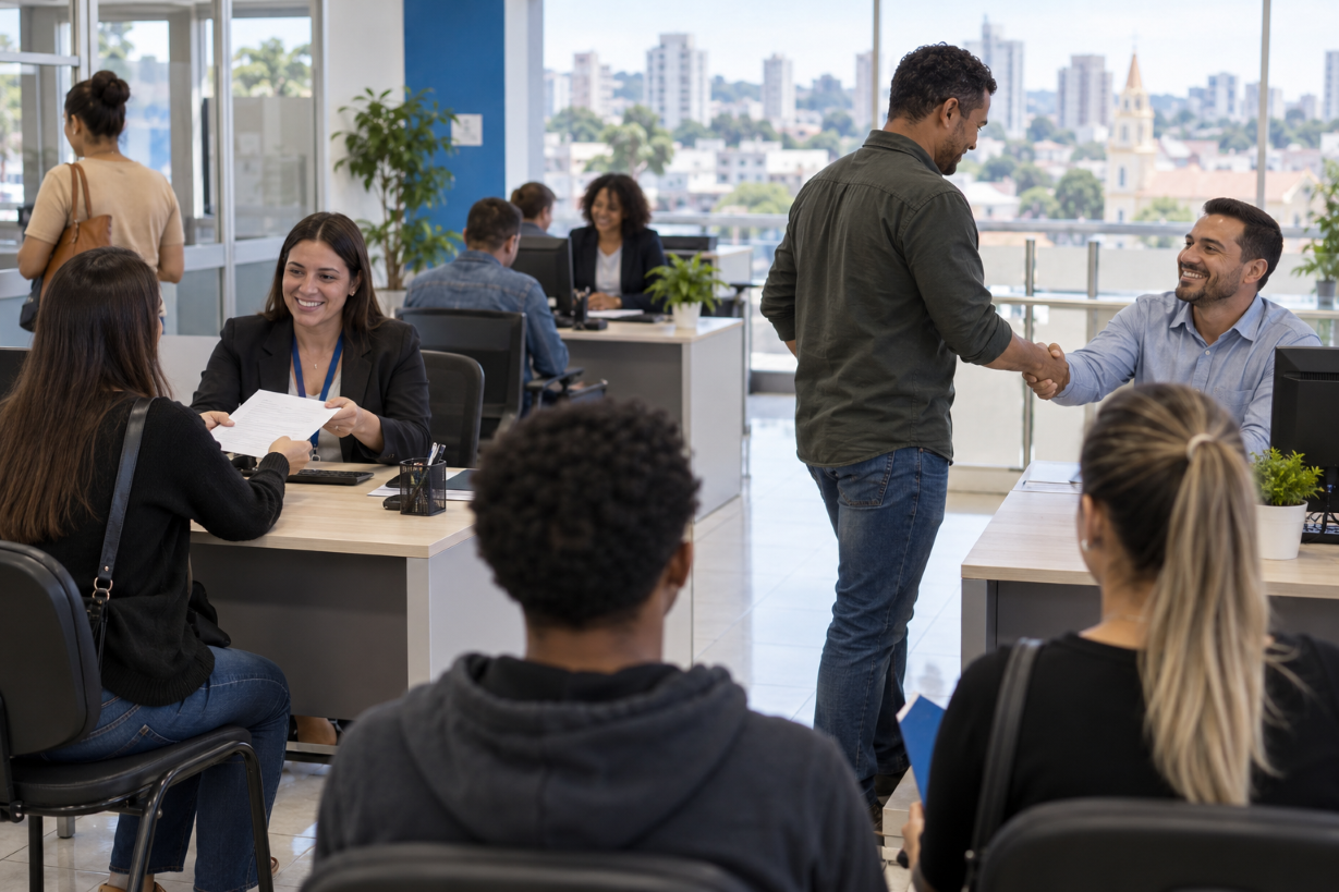 Guarapuava supera meta de empregos em 167% e alcança 2º lugar no Paraná