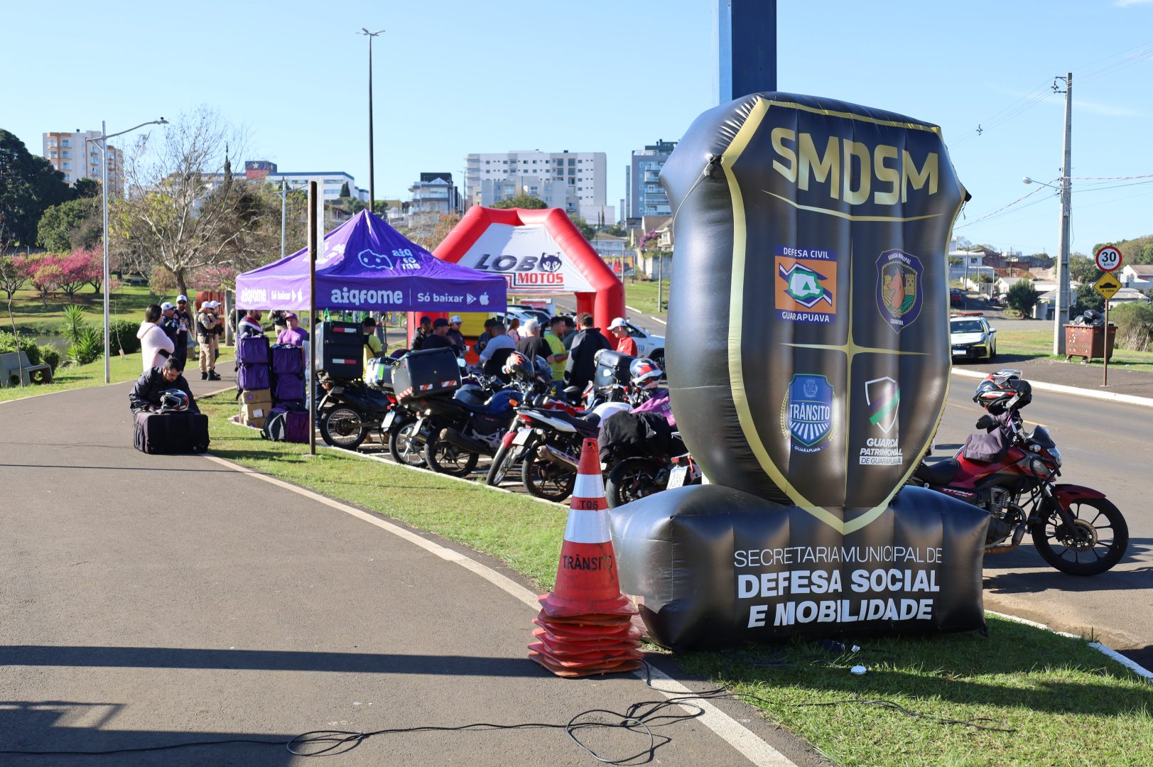 Defesa Social e Mobilidade promove ação comemorativa no Dia Nacional do Motociclista
