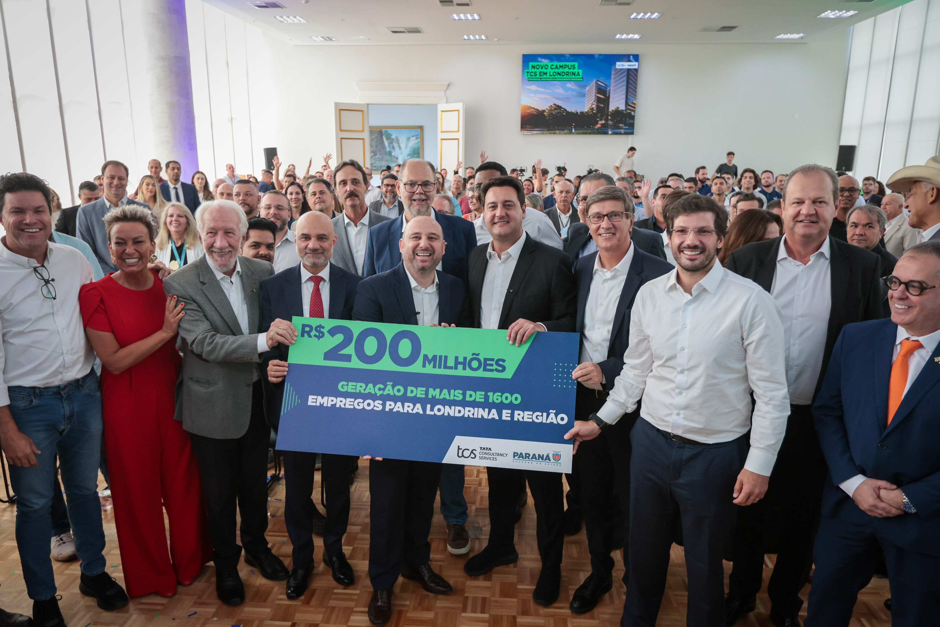 TCS anuncia investimento de R$ 200 milhões para novo campus de tecnologia em Londrina