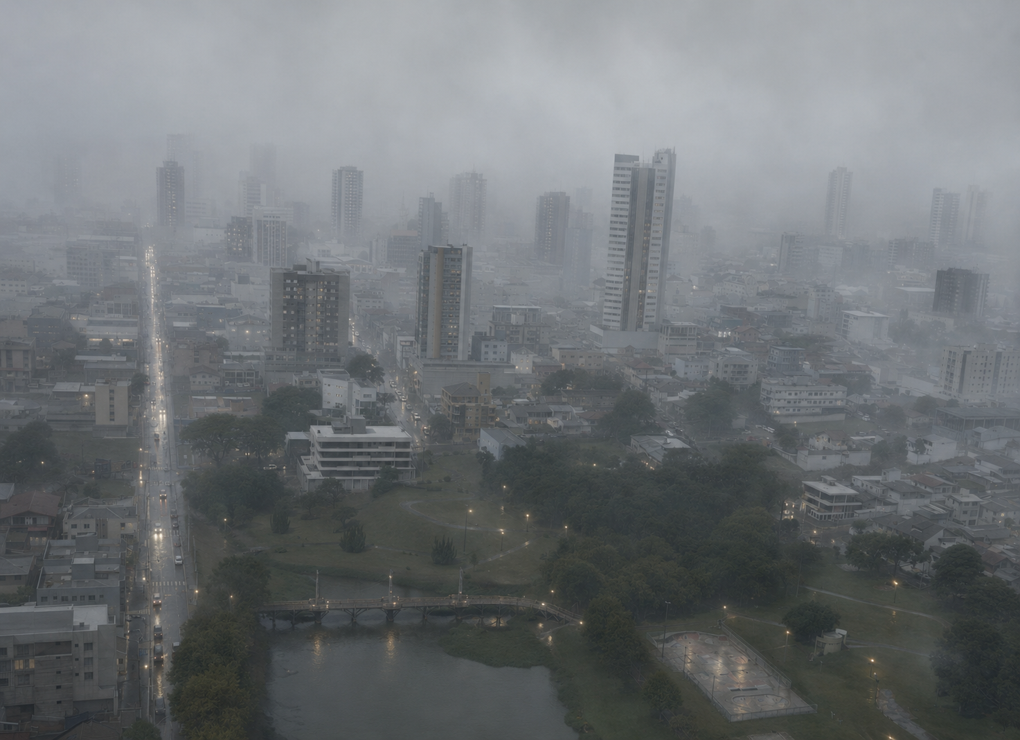 Semana com 0°C , sol, chuva e dias gelados no 3⁰ Planalto 