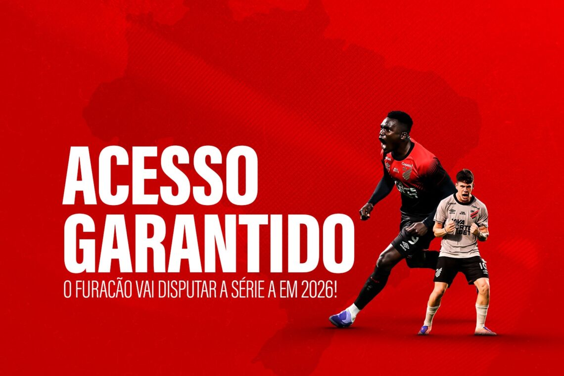 Athletico vence América-MG e retorna à Série A do Brasileiro em 2026