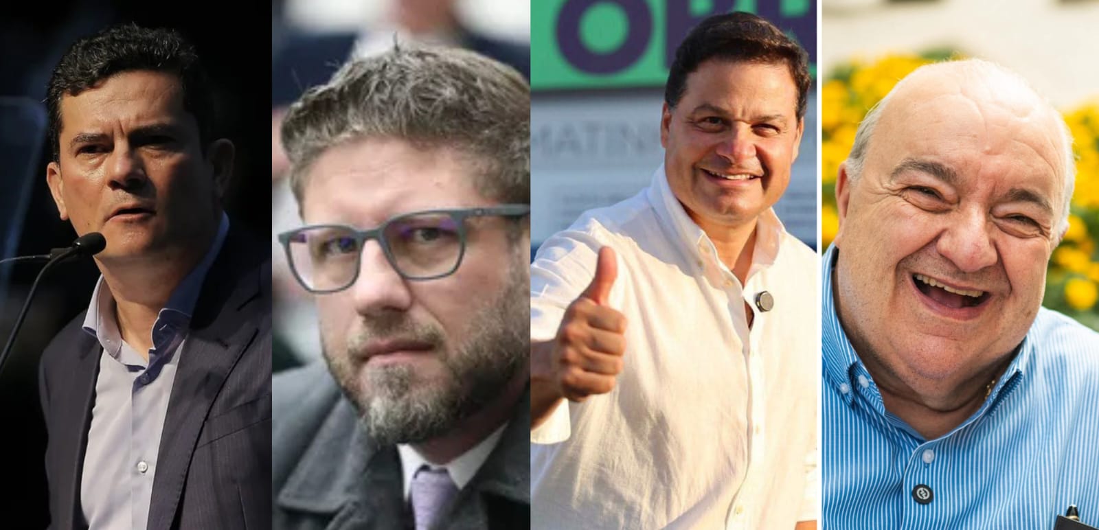 Sandro Alex ultrapassa Greca em nova pesquisa; Moro com tendência de queda