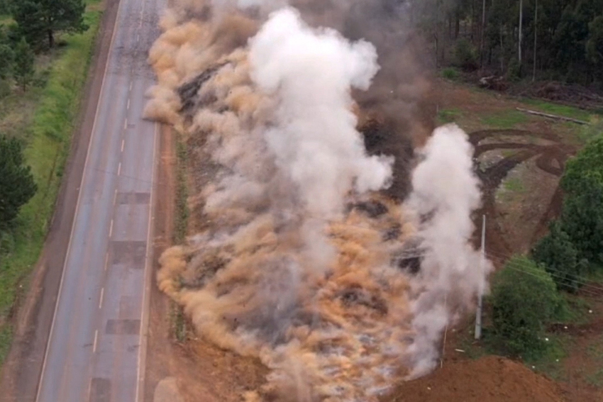 PRC-466 entre Turvo e Palmeirinha terá detonação de rochas na terça-feira