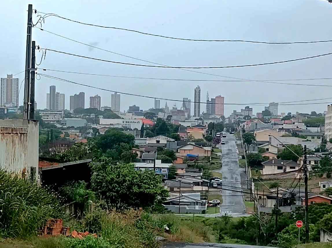 Domingo em Guarapuava confirmou a previsão: chuvarada