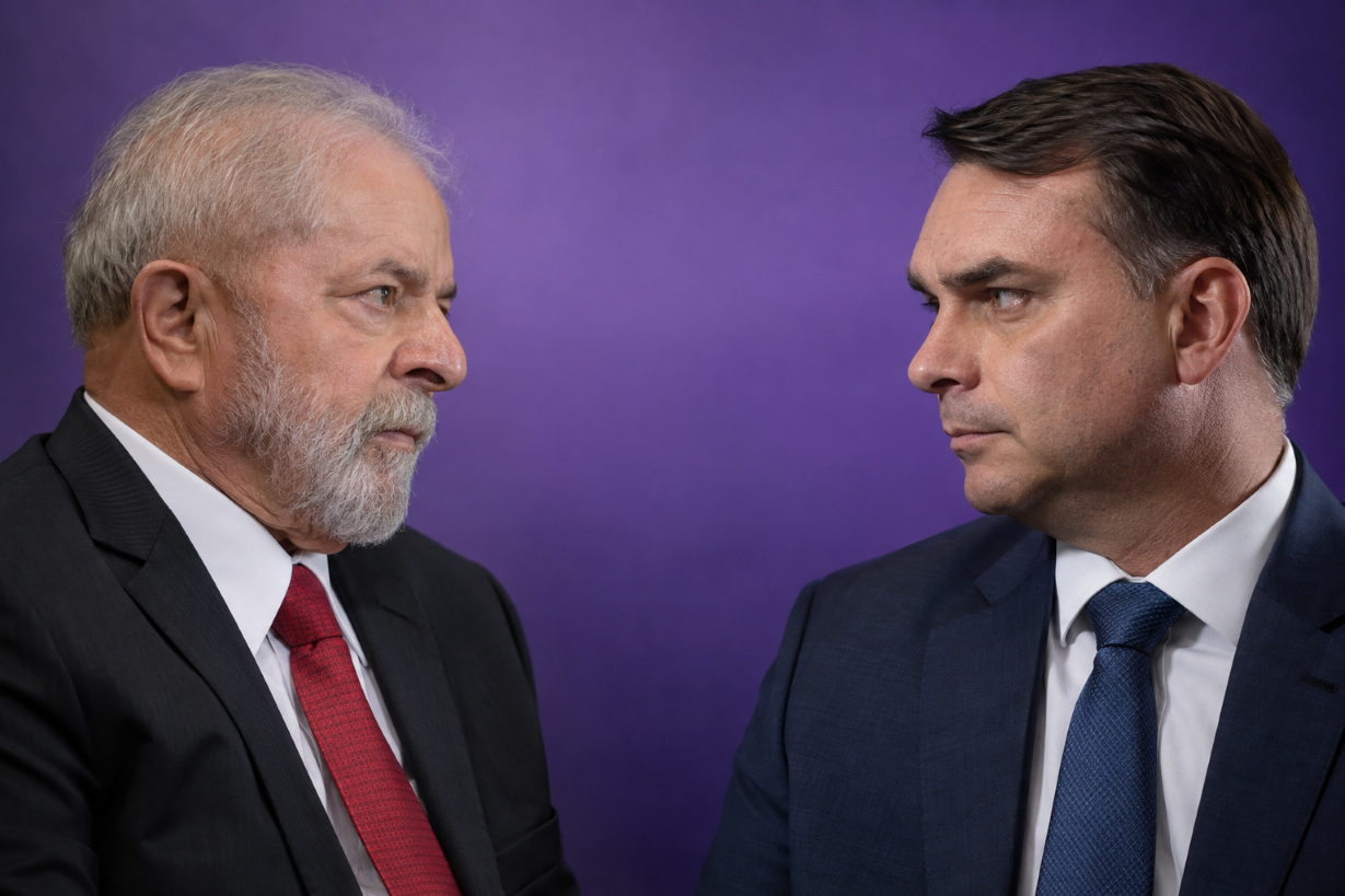 Quaest: Lula tem 37% e Flávio Bolsonaro 33% no 1º turno
